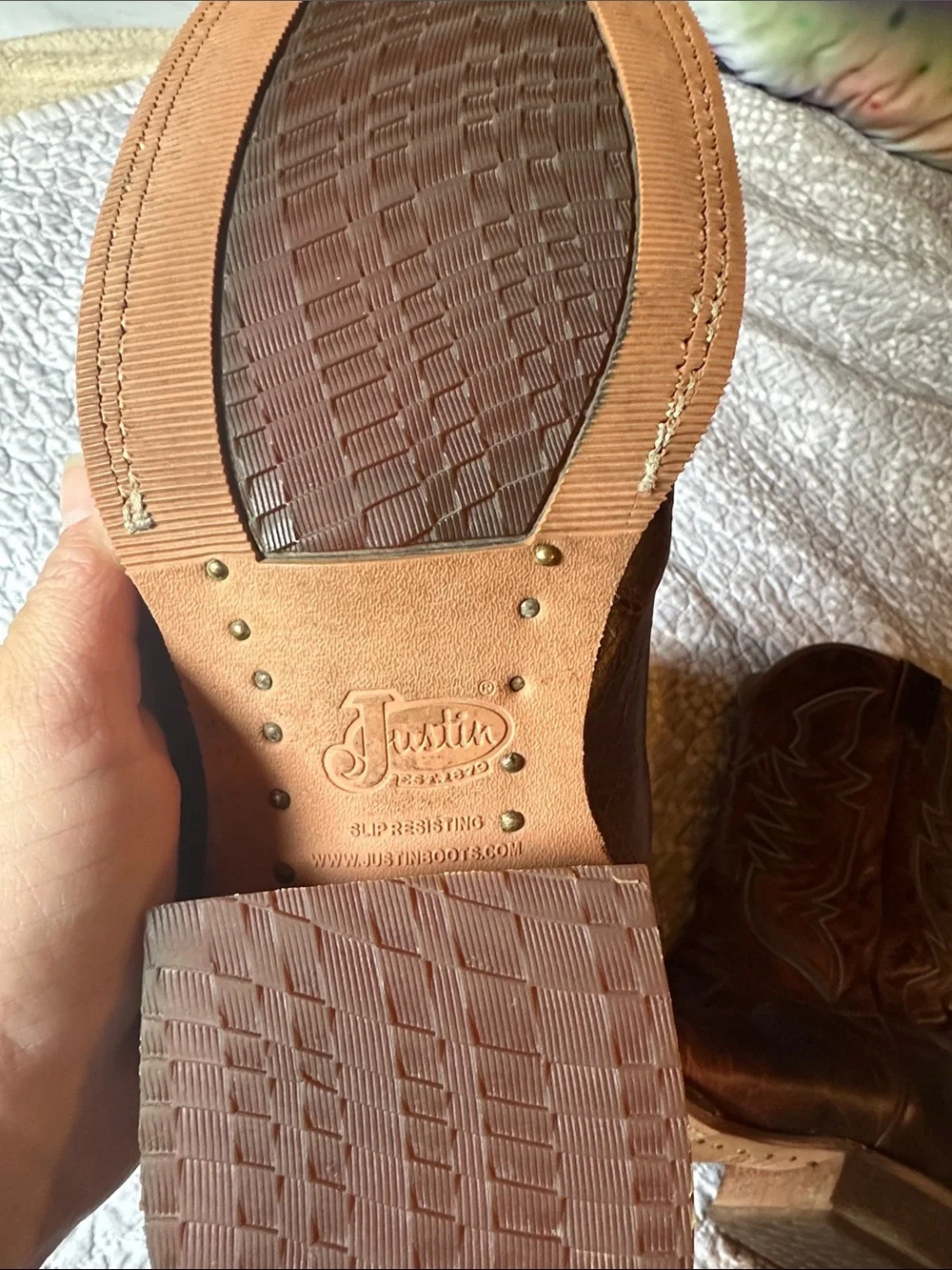 Men's Cowboy Boot Sole